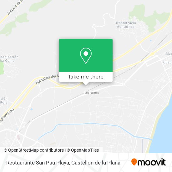 Restaurante San Pau Playa map