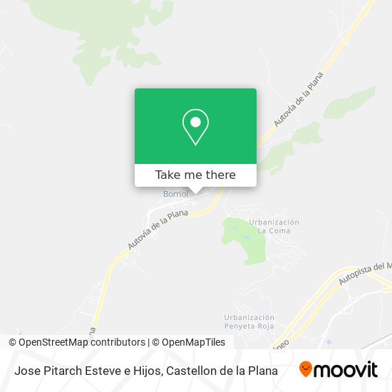 mapa Jose Pitarch Esteve e Hijos