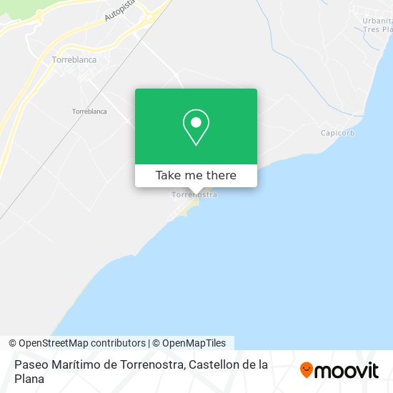 mapa Paseo Marítimo de Torrenostra