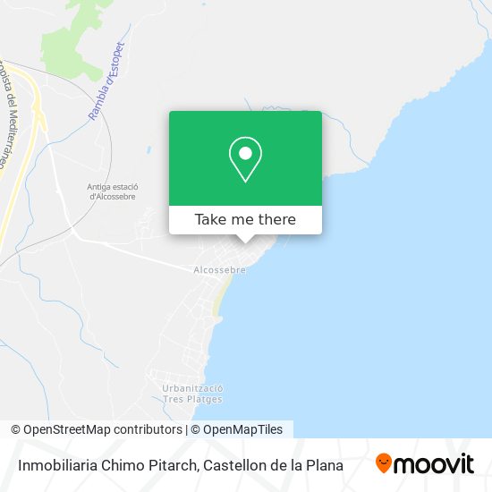 mapa Inmobiliaria Chimo Pitarch