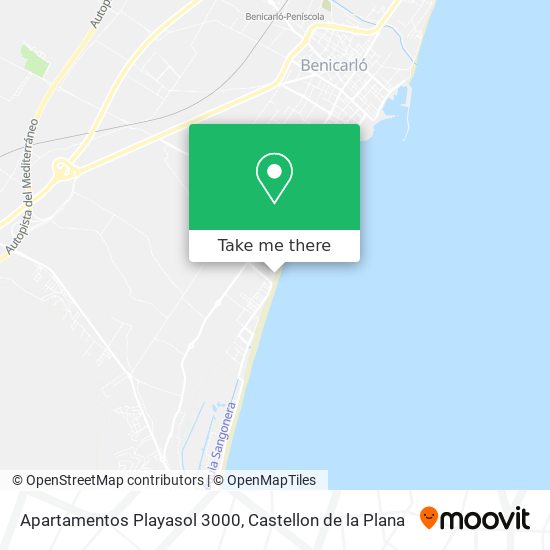 Apartamentos Playasol 3000 map