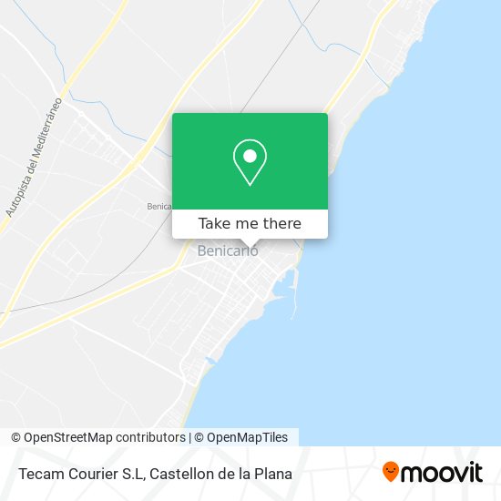 Tecam Courier S.L map