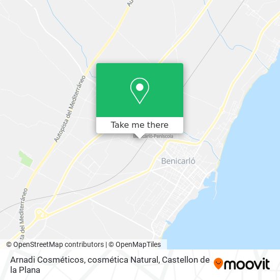 Arnadi Cosméticos, cosmética Natural map
