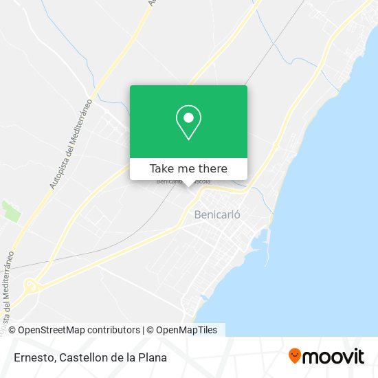 mapa Ernesto