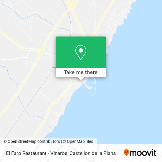 El Faro Restaurant - Vinaròs map