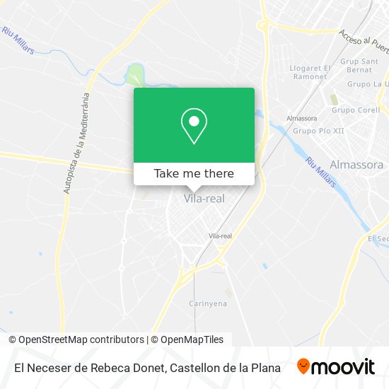 El Neceser de Rebeca Donet map