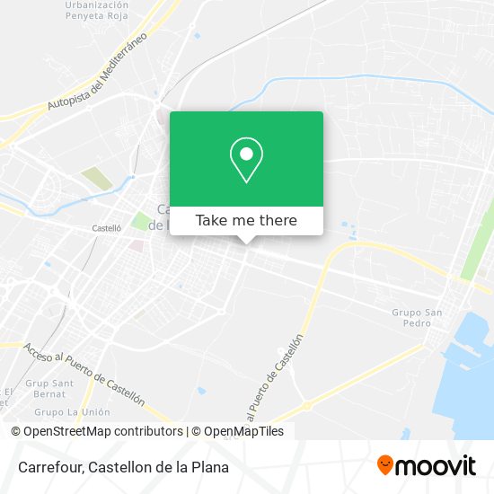 Carrefour map