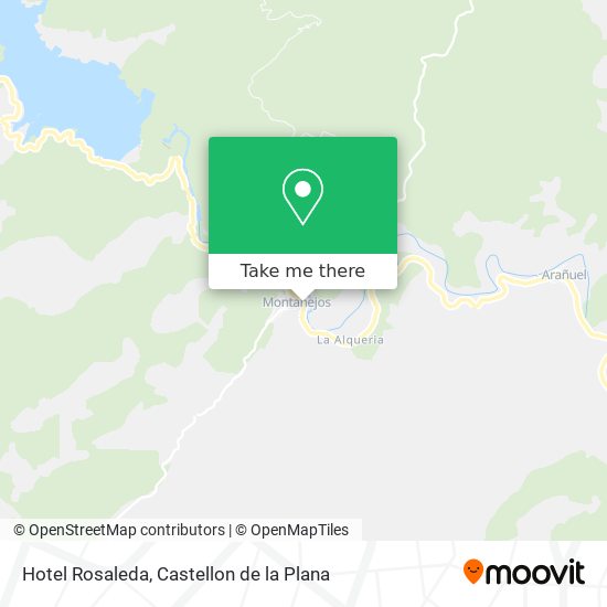Hotel Rosaleda map