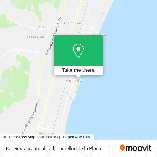 Bar Restaurante al Lad map