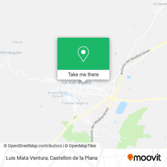 Luis Mata Ventura map