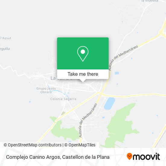 Complejo Canino Argos map