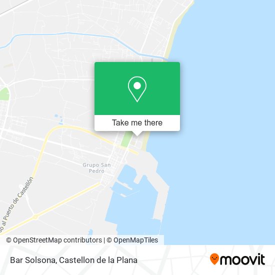 Bar Solsona map