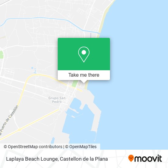 mapa Laplaya Beach Lounge