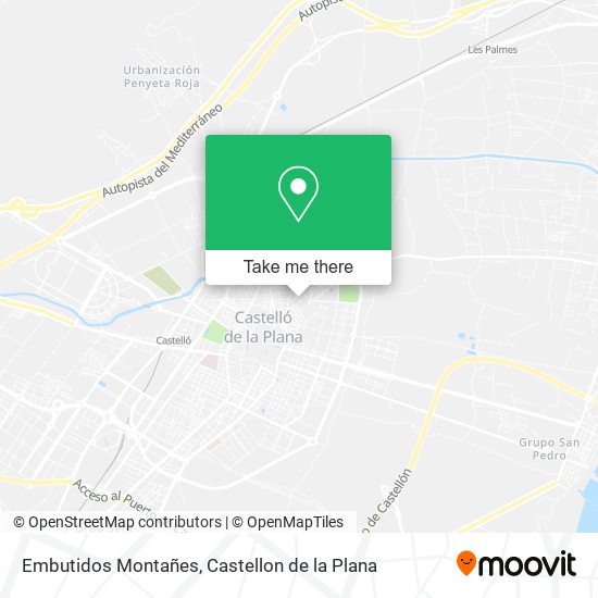 Embutidos Montañes map