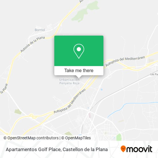 Apartamentos Golf Place map