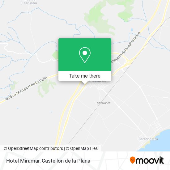 mapa Hotel Miramar