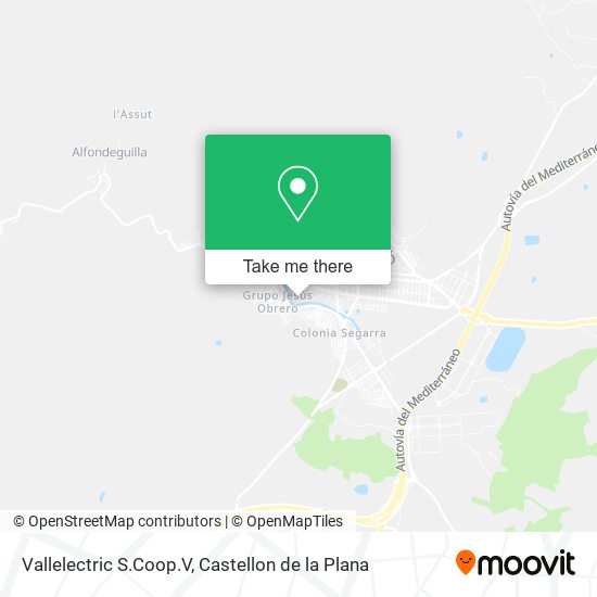 mapa Vallelectric S.Coop.V