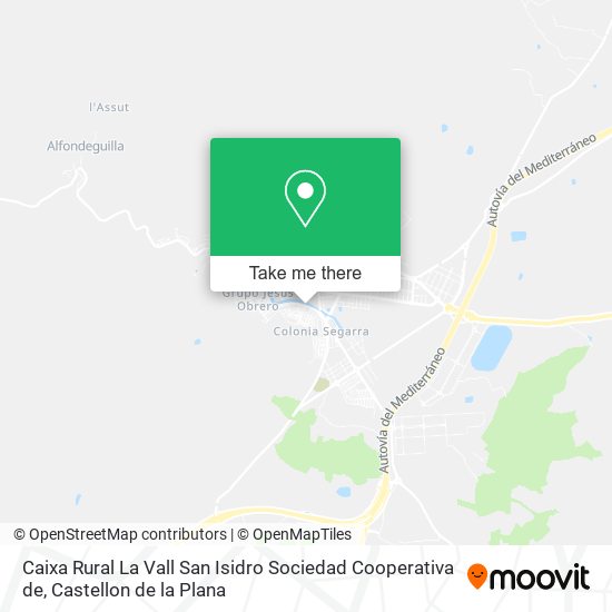 Caixa Rural La Vall San Isidro Sociedad Cooperativa de map