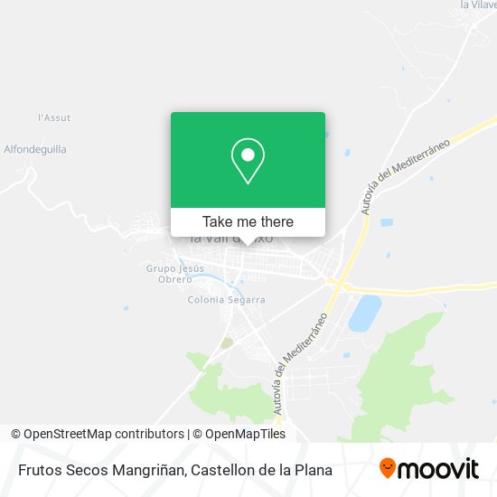 mapa Frutos Secos Mangriñan