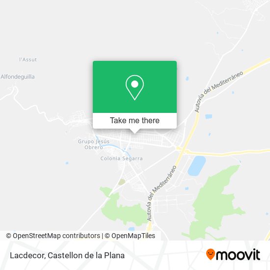 Lacdecor map