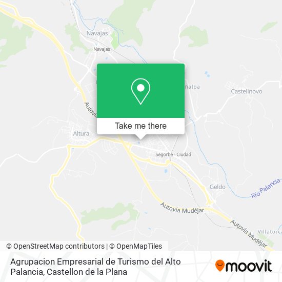 Agrupacion Empresarial de Turismo del Alto Palancia map