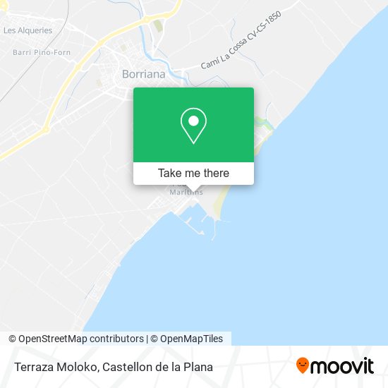 mapa Terraza Moloko