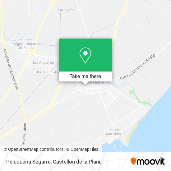 Peluquería Segarra map