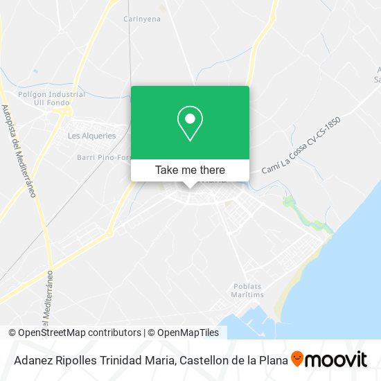 mapa Adanez Ripolles Trinidad Maria