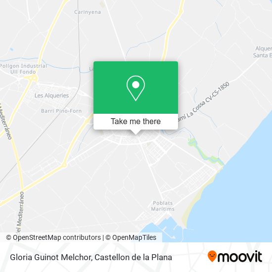 mapa Gloria Guinot Melchor