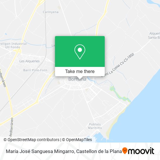 María José Sanguesa Mingarro map