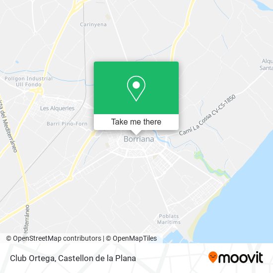 mapa Club Ortega