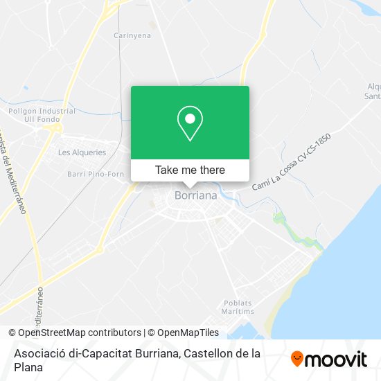 mapa Asociació di-Capacitat Burriana