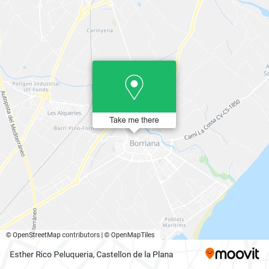 Esther Rico Peluqueria map