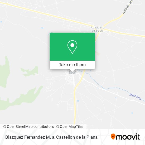 Blazquez Fernandez M. a map