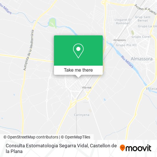 Consulta Estomatologia Segarra Vidal map