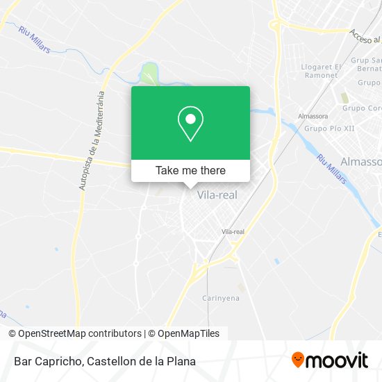Bar Capricho map