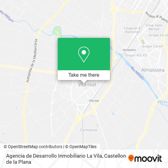 mapa Agencia de Desarrollo Inmobiliario La Vila