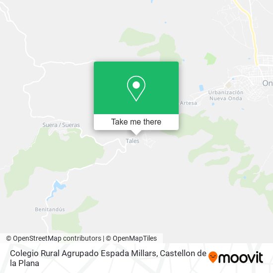 Colegio Rural Agrupado Espada Millars map