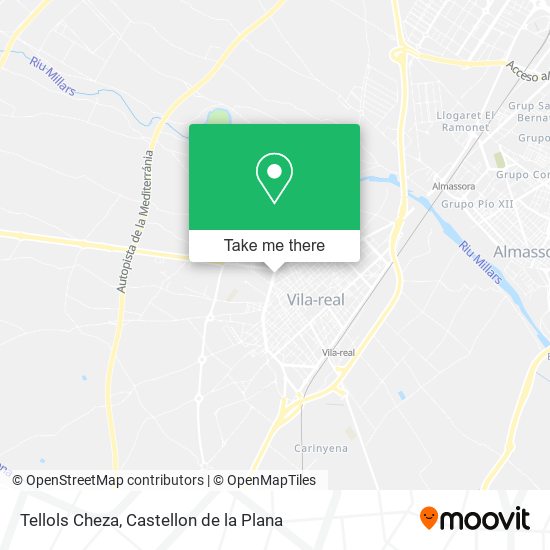 Tellols Cheza map