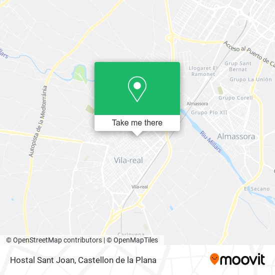 Hostal Sant Joan map