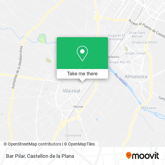 mapa Bar Pilar