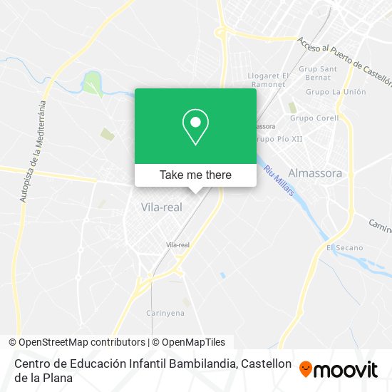 mapa Centro de Educación Infantil Bambilandia