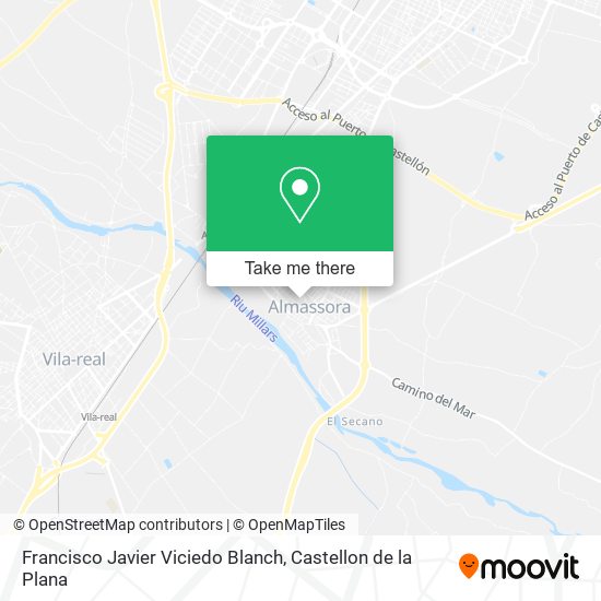 Francisco Javier Viciedo Blanch map