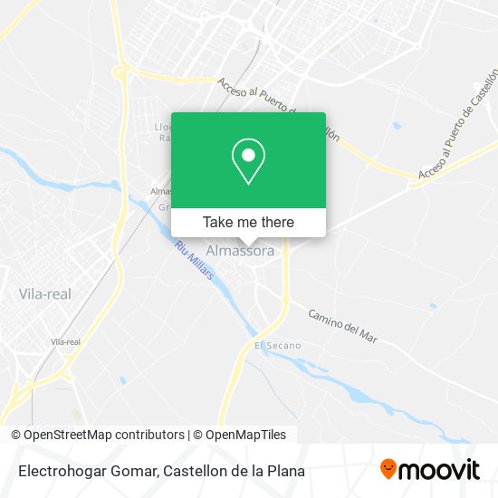 mapa Electrohogar Gomar