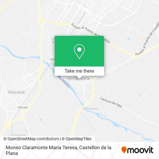 Monso Claramonte Maria Teresa map