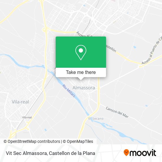 mapa Vit Sec Almassora