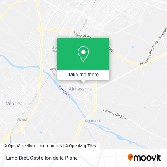 Limo Diet map
