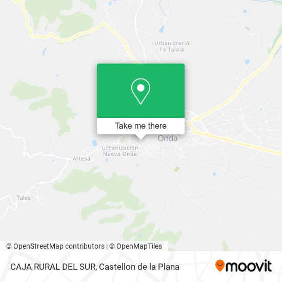 mapa CAJA RURAL DEL SUR