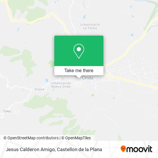 Jesus Calderon Amigo map
