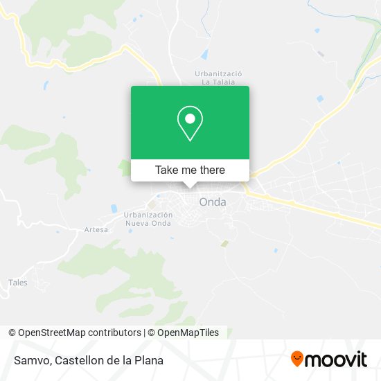 mapa Samvo
